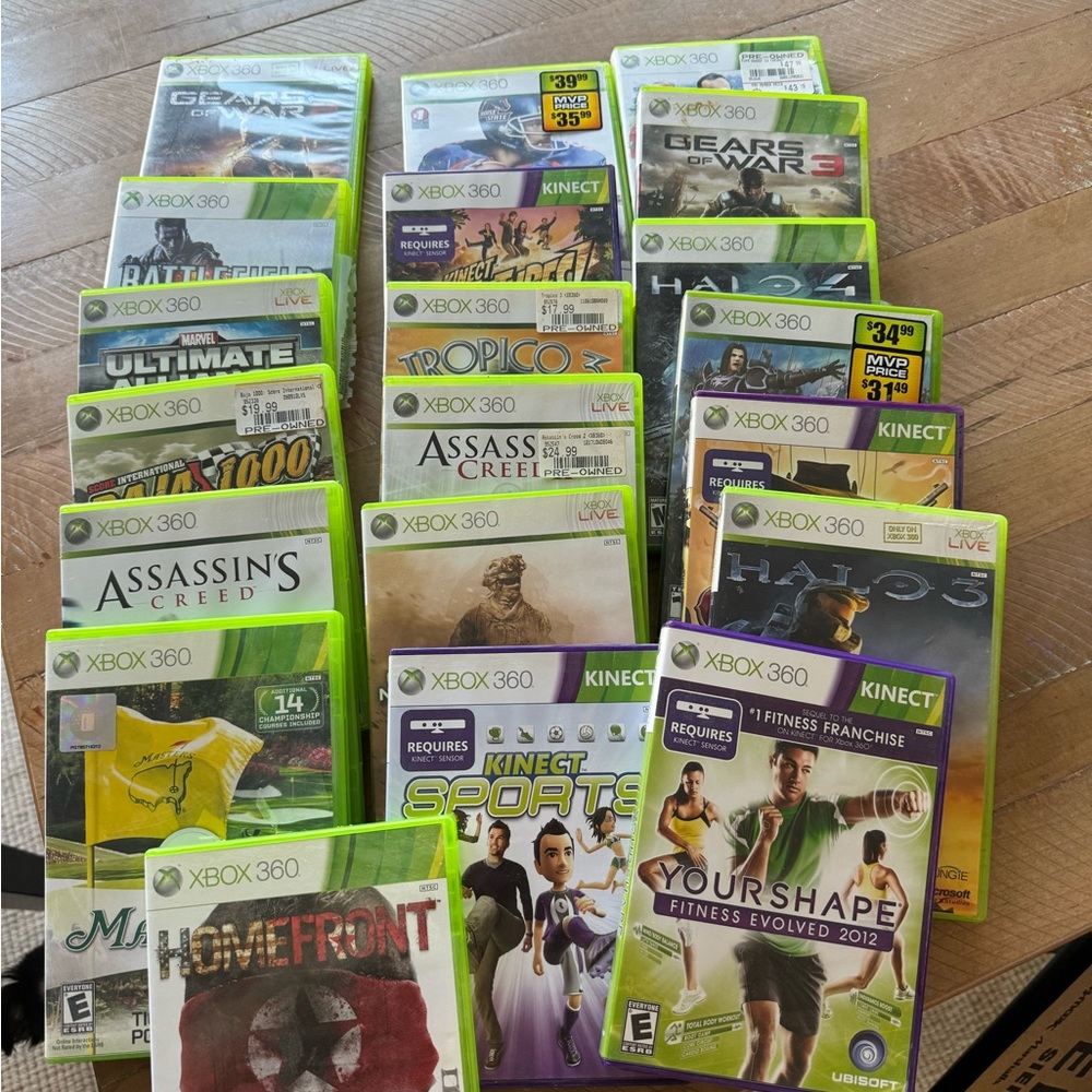 20 exbox360 games